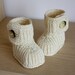 INSTANT DOWNLOAD - Knitting Pattern (PDF file) Winter Baby Boots (0-6/6-12 months)