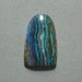RAINBOW CALSILICA cabochon 20X33mm tongue shape designer cab