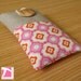 iPhone 5 / iPhone 4 sleeve / iPod case / orange and pink