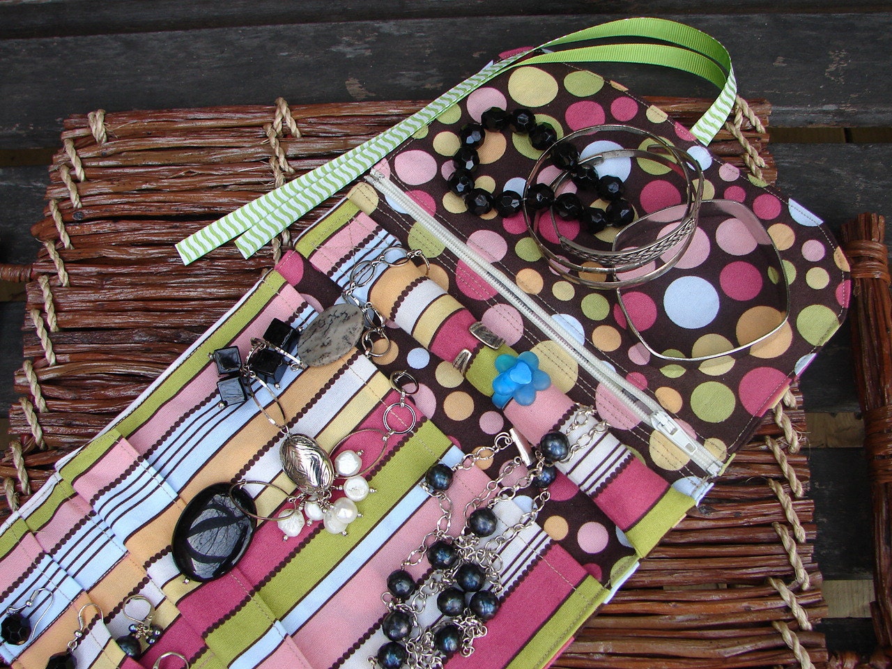Jewelry Travel Case PDF Sewing Pattern - Free Shipping - By BlissfulPatterns