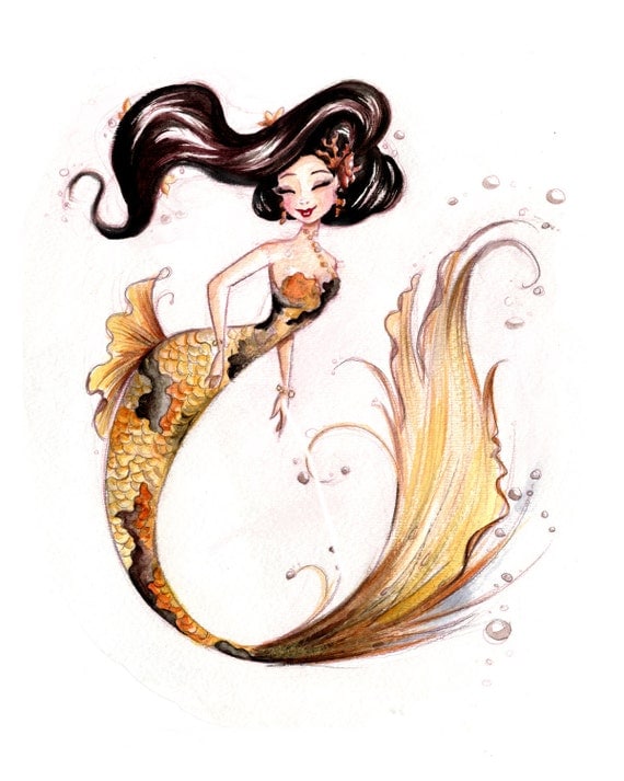 Gold Koi Fish