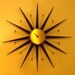 ATOMIC MID CENTURY MODERN STARBURST WALL CLOCK EAMES ERA