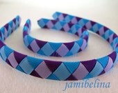 UPICK Dolly & Me Woven Headband Set - inspired by American Girl, Disney Dolls, etc.