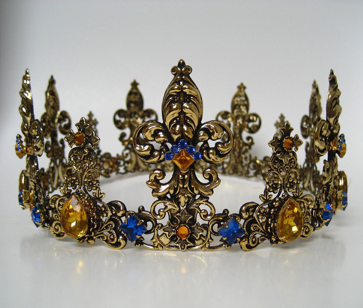 Items similar to Medieval Kings Crown, Tudors , Wedding , Theatre