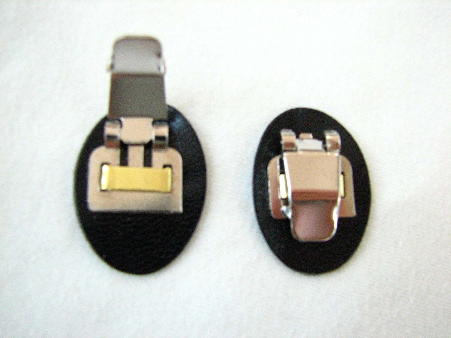 Free shipping 6pairs(12pcs) of synthetic leather back shoe clip