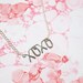Memorial Day Weekend Sale XOXO Necklace - Hugs and Kisses - Romantic Gift under 20 for her - girlfriend, wife, fiancee - Silver Wire Jewelr