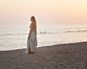 Sea Salt Grey- Octopus Long Convertible Wrap Gown- Bridal, Wedding Dress, Bridesmaids