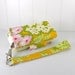 The Errand Runner - Cell Phone Wallet - Wristlet - Picnic Bouquet in Tangerine/Ivory