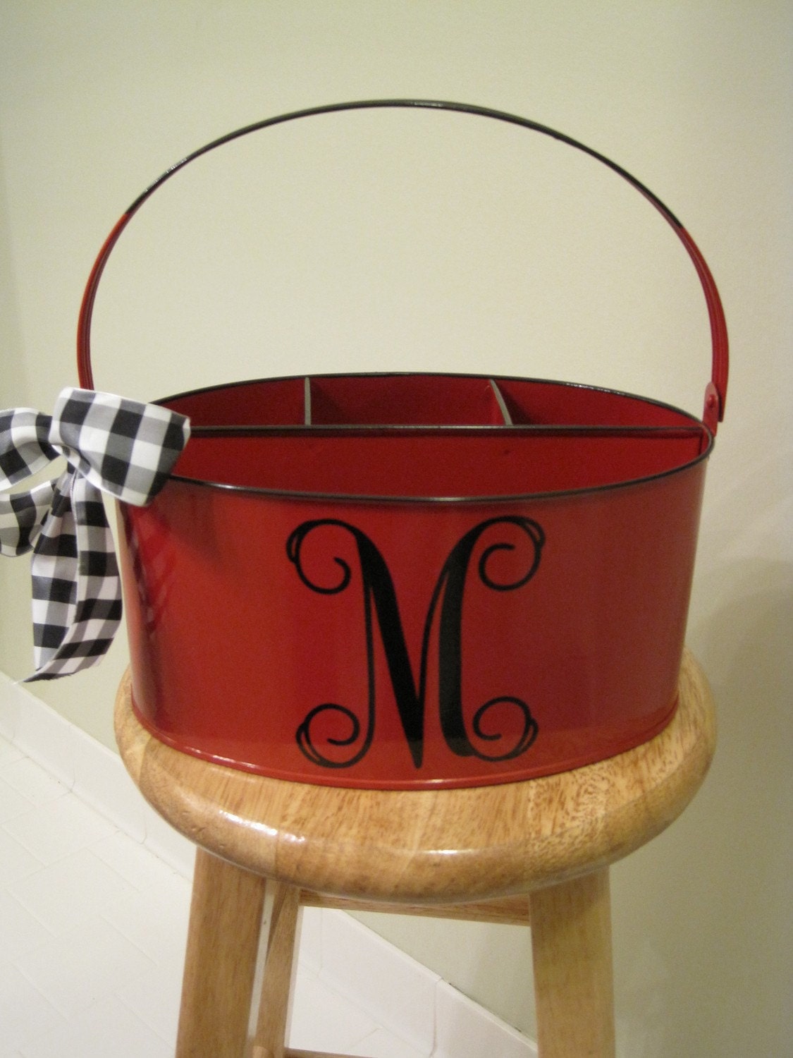 Personalized utensil holder assorted colors