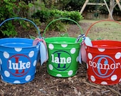 Personalized Easter Bucket 10 QT assorted colors