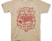 Meat Emporium tshirt men's humorous retro vintage lowbrow funny in s-xl