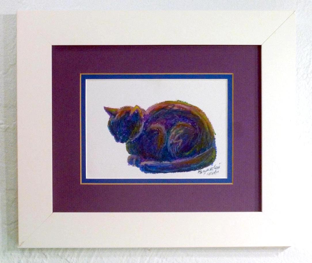 Grape Jelly Bean, Framed Print