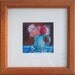 January Jeraniums 1, original oil pastel