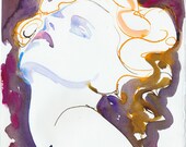 Watercolour Fashion Illustration -  Goldink3