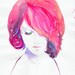 Art, Original Art, Watercolor Fashion Illustration, Watercolour Painting, Cate Parr, Rosso