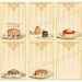 Cake Food Gift Tag Digital Collage Sheet for ATC Background Decoupage Name Tag Scrapbooking Printable Image - INSTANT DOWNLOAD No.126