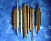 antique reclaimed wood wall art - ON SALE
