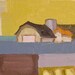 Farmland Quilt II- 8x8 Original Barn Oil Painting on Canvas- Farmhouse, Barn, Landscape