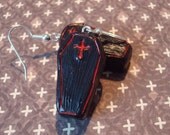 Miniature Coffin Earrings (ready to ship)