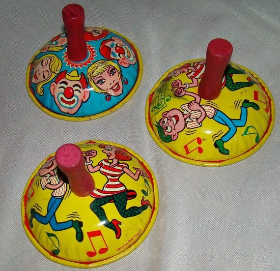 Vintage Noise Maker Tin Toys by on Etsy