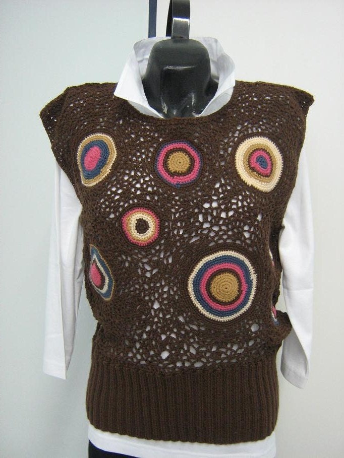 Crochet vest