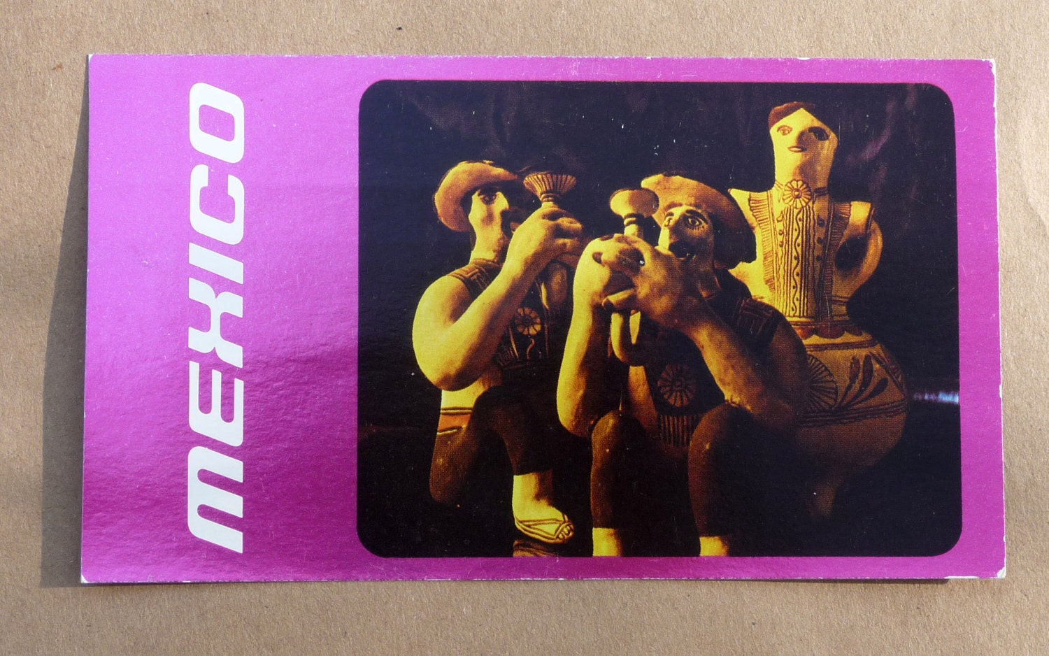 Alexander Girard - Braniff International Postcard - Mexico