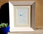 Greece Map - Limited Edition Letterpress Print