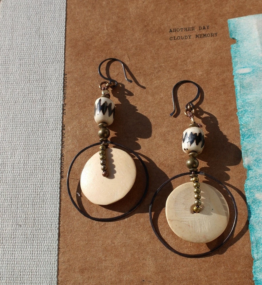 Chevron Hoop - Earrings