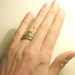 Sterling Silver Cast Human Hair Plait Ring