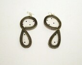 My Point of View Zipper and Fabric EARRINGS