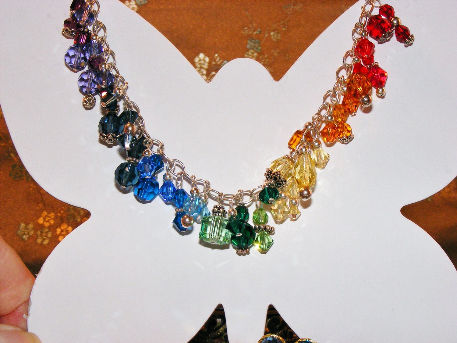 Chakra Balancing Color Therapy Bracelet CUSTOM ORDER-Swarovski Bracelet-Full Spectrum Color Energy for Your Classic Elegant Style