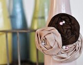 blush, pink, brown flower headband, hair clip, hair accessories for babies, toddlers, little girls, photo props, photography, wedding