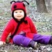 Newborn Baby Girl Ladybug Hat Size up to 0-3M