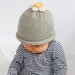 Newborn Hand Knitted Daisy Hat Available size up to 3 Months