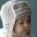Newborn Baby Pilot Hat Photo prop or Photo shooting Available size up to 0-3M
