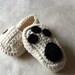 Polar Bear Paw Baby Moccasins