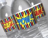 Superhero Water Bottle Labels (12)