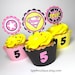 Girl Superhero Cupcake Toppers