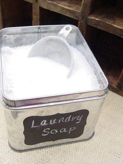 laundry soap powder-handmade & natural-1 lb (32-64 loads) detergent