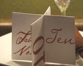 Table Numbers / Mini Photo Book - Qty 12