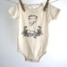 Organic Cotton Onesie - Hand Screen Printed American Apparel Baby Onesie - Cheers Illustration - Eco Friendly and Awesome (You pick size)