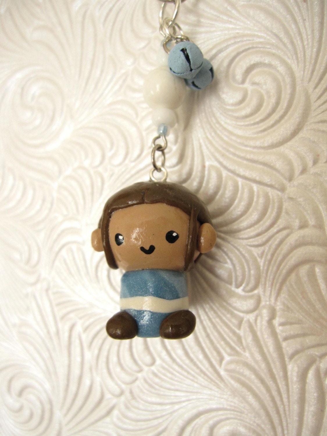 Avatar (ATLA) Katara OOAK Beaded Cell Phone Charm