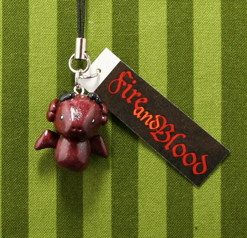 House Targaryen - Fire and Blood Cell Phone Strap