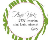 Custom Address Stickers - Set of 60 labels - You Choose Fonts and Colors from Flair Designery Il_170x135