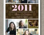 Class of 2011 - Printable GIRL Graduation Announcement Photo Card - by Flair Designery Il_170x135