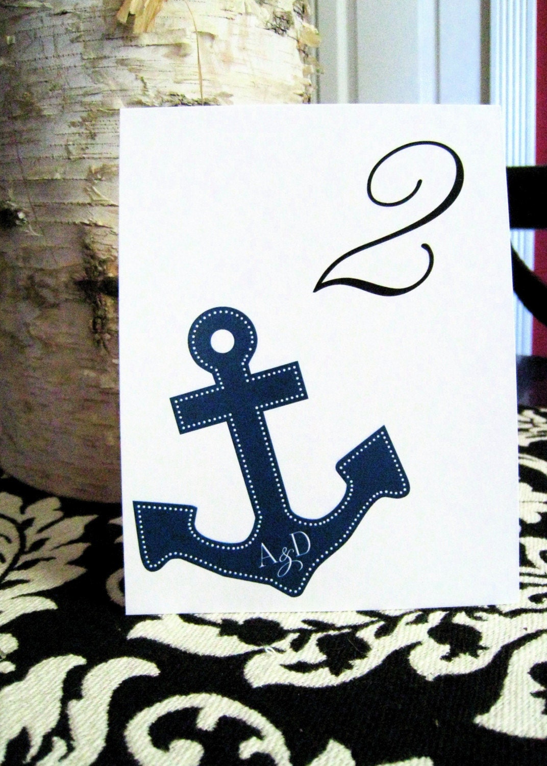 Anchor Table Numbers and Menu - Set of 10 Il_570xn