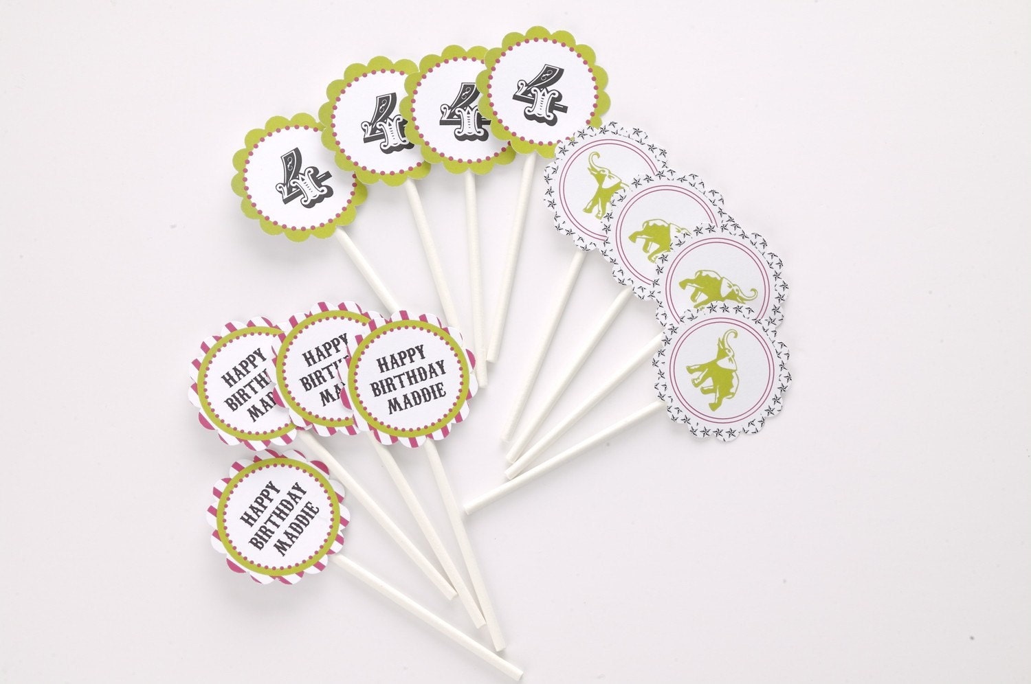 Circus Girl Party - Printable Cupcake Toppers/Labels/Favor or Gift Tags Il_570xn