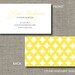 Modern Quatrefoil Calling Cards, Call Me Cards, Business Cards - Set of 100