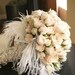 STARLET Rhinestone and Feather Bouquet Wrap