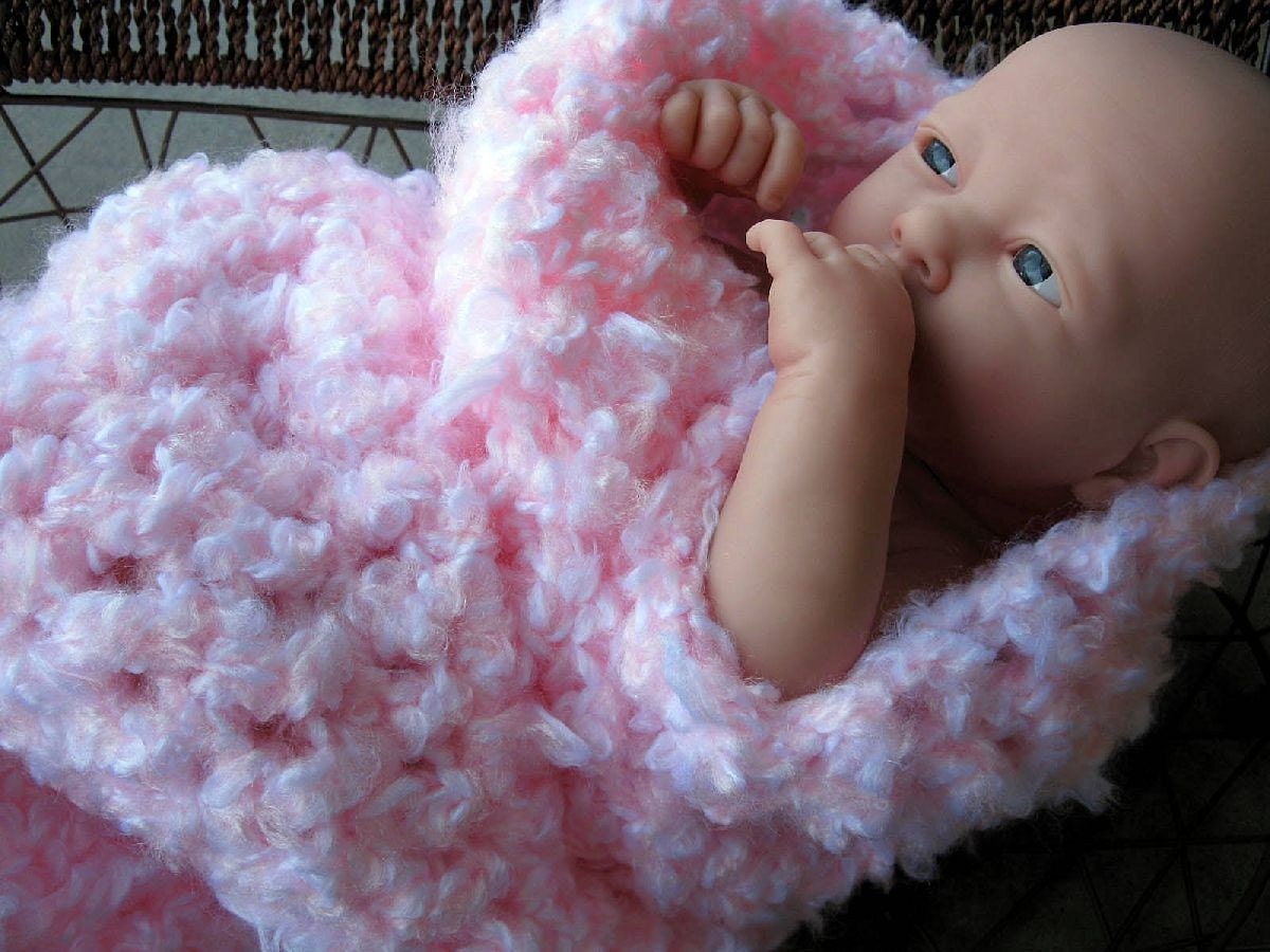 Newborn Cocoon Photo Prop in Baby Pink